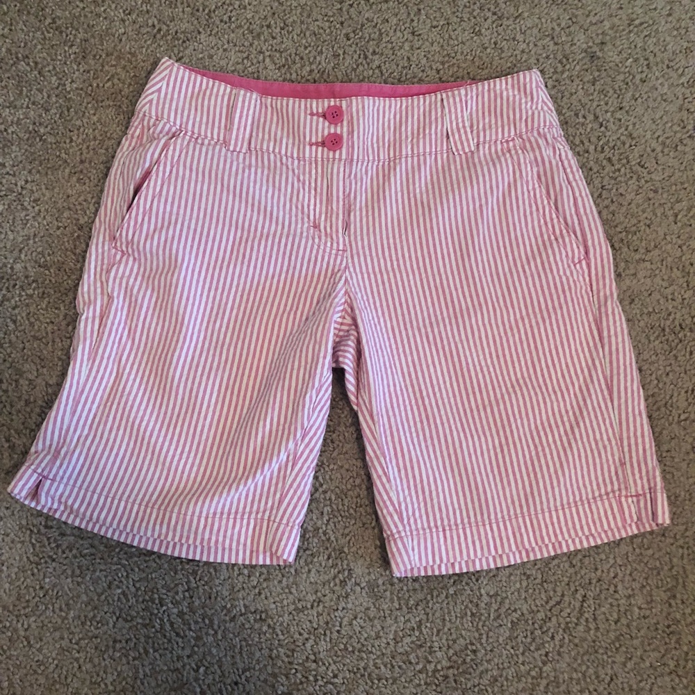 Seersucker Bermuda Shorts!